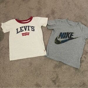 Nike and Levi’s T-Shirt Bundle Boys Size 5 (S)